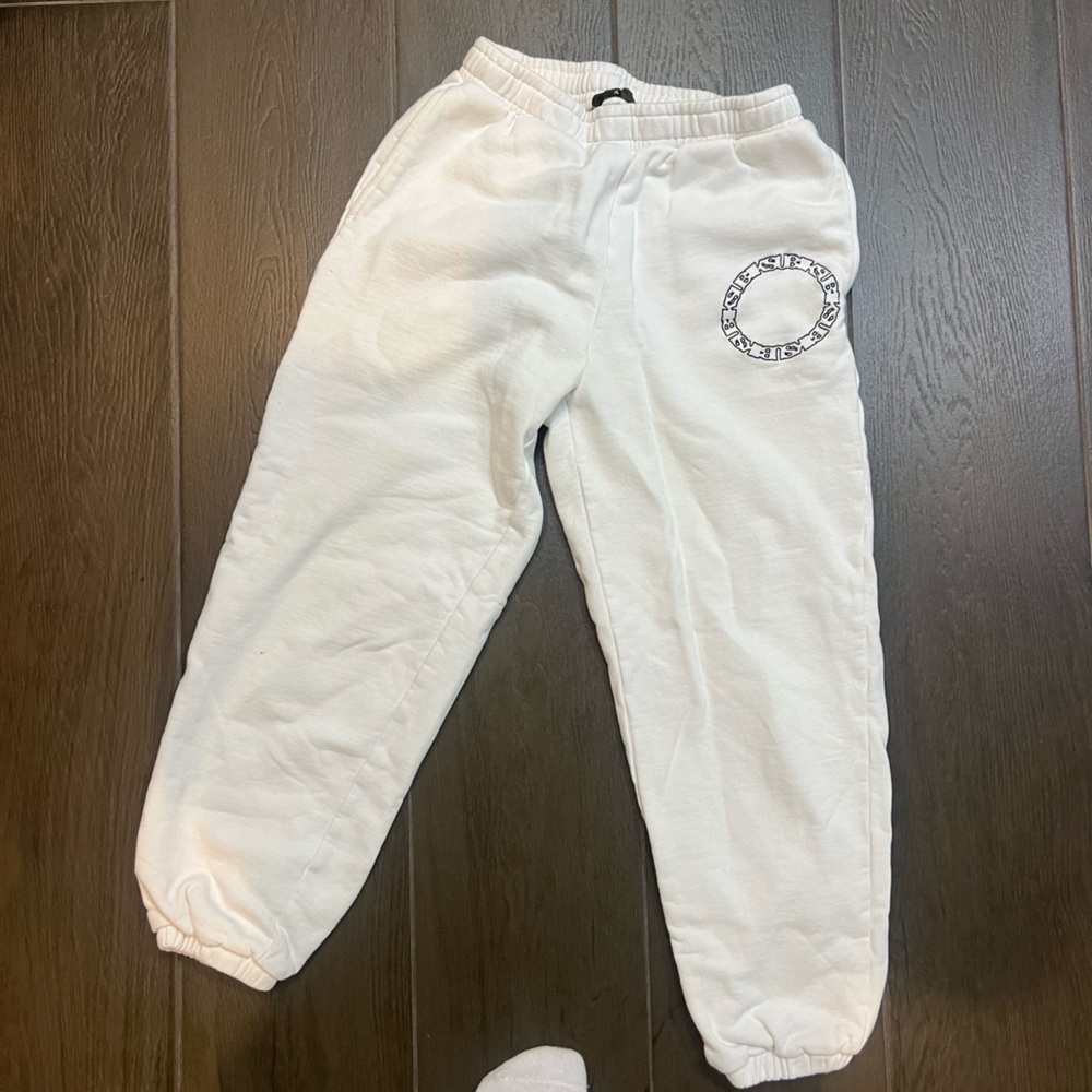 White Ksubi sweatpants women